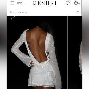 MESHKI Nala Dress in White